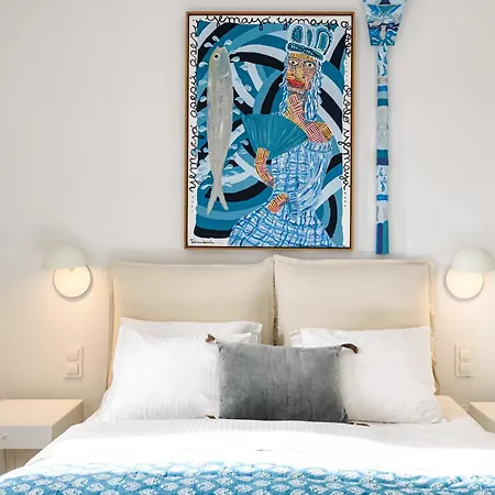 Outstanding New With Great Pool Area And Panoramic Sea View Villa Angairiá